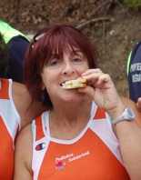 Daniela Paciotti - ristoro dopo La Speata 2010