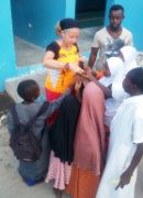 Annunziata Cavallera in missione a Zanzibar