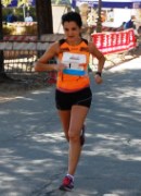 Paola Patta impegnata nella Maratona di Roma a Staffetta