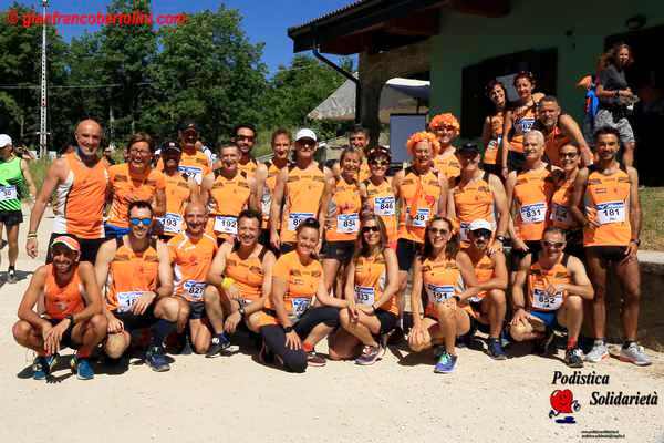 Gli orange presenti al Giro del Lago di Campotosto