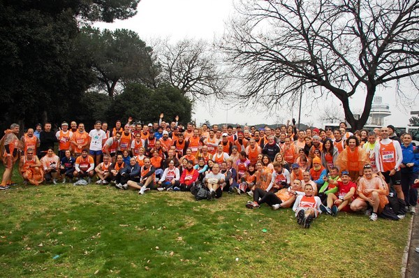 La squadra orange in occasione di una Roma-Ostia