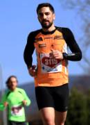 Carlo verso il traguardo della Mezza Maratona di San Valentino (Foto Gianfranco Bartolini