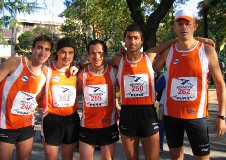 Maurizio Celozzi, Ale Micarelli, Fabio Micarelli, Checco De Luca e Enrico Ciciani alla Natalina ed. 2006