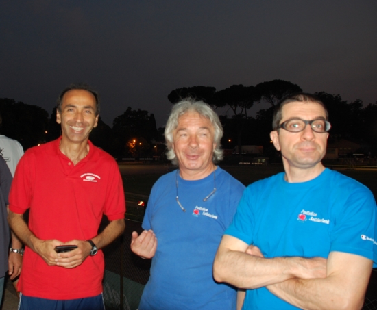 Stefano Fubelli, Gianfranco Novelli e Massimo Pace (foto di Giuseppe Coccia)
