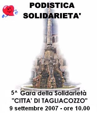 Corsa della Solidariet di Tagliacozzo, edizione 2007.