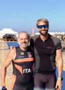Il nostro Massimiliano Rosolino con il campionissimo Giuseppe Morelli... o viceversa