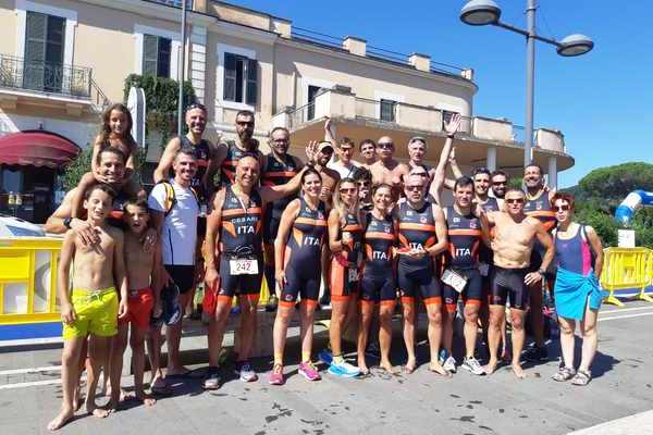 I nostri triatleti orange presenti al Triathlon Sprint di Bracciano