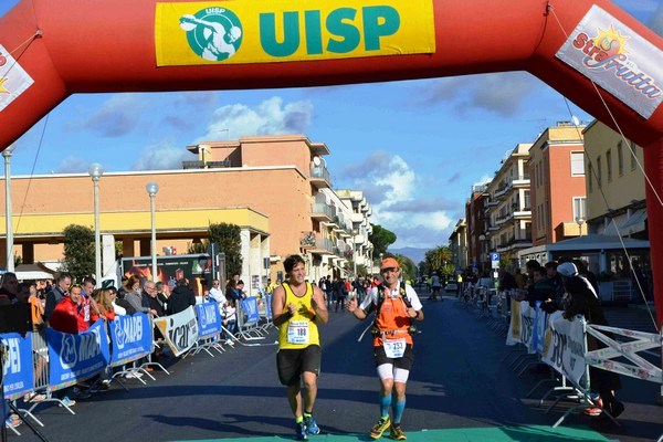 Marco Stravato al traguardo della XVII edizione della maratona di Latine e provincia