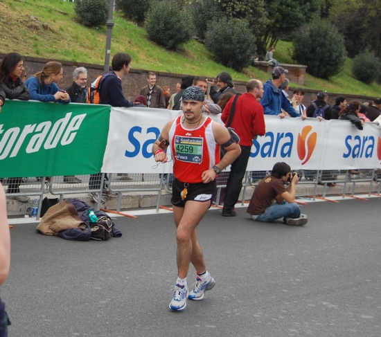 Massimiliano Marzocca alla Maratona di Roma