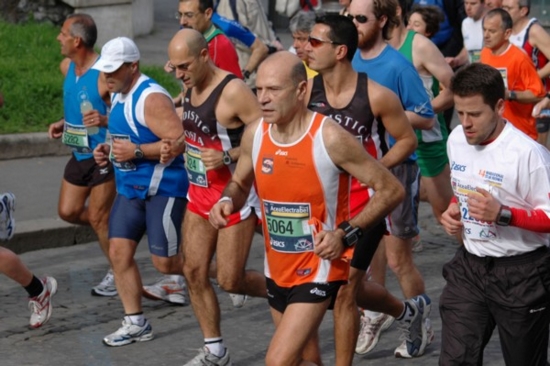 Vittorio Tiberi - Maratona di Roma 2008 (foto di Angelo Dominici)