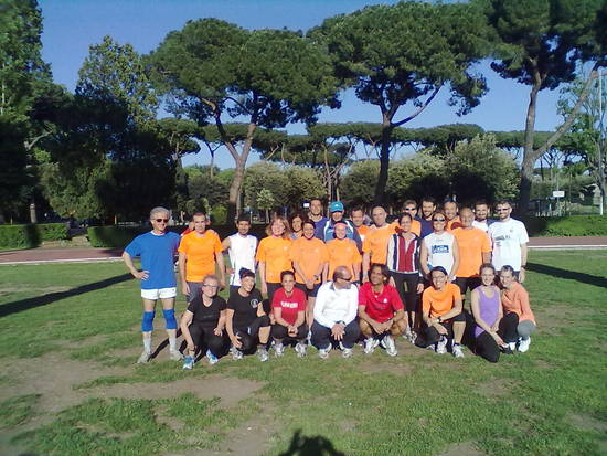 Alcuni allievi della Scuola Orange di Atletica Leggera