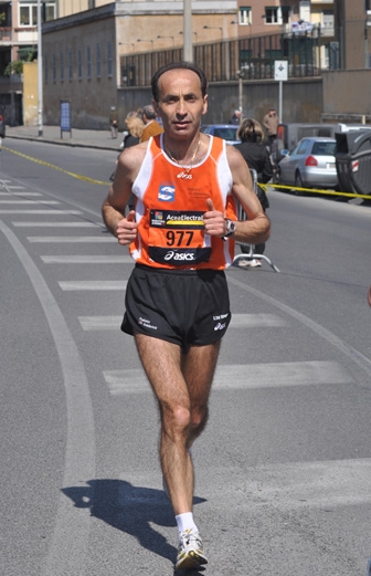Stefano alla Maratona di Roma 2009