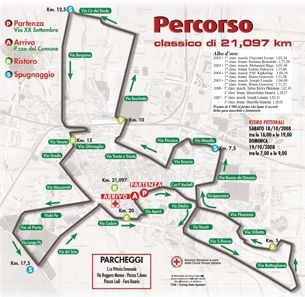 Mappa della Maratonina di Cremona