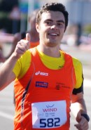 L'atleta orange Pietro Paolo Giuri