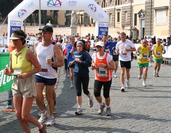 Antonella a Piazza del Popolo (foto di Amedeo Gigli)