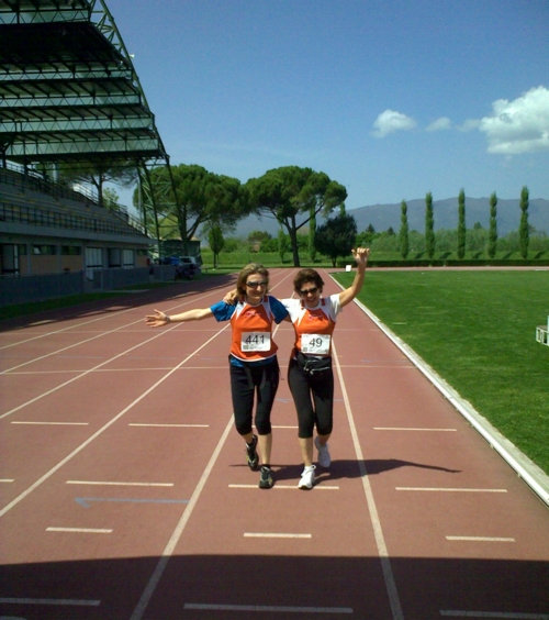 Cecilia Stajano e Liliana Bilello - Il trionfo del Fit Walking a Rieti!! (foto di Marco Perrone Capano)