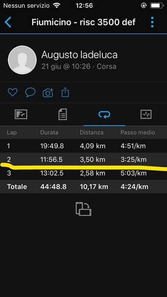 Io Corro Cammino Pedalo Nuoto da Solo (21/06/2020) 00074