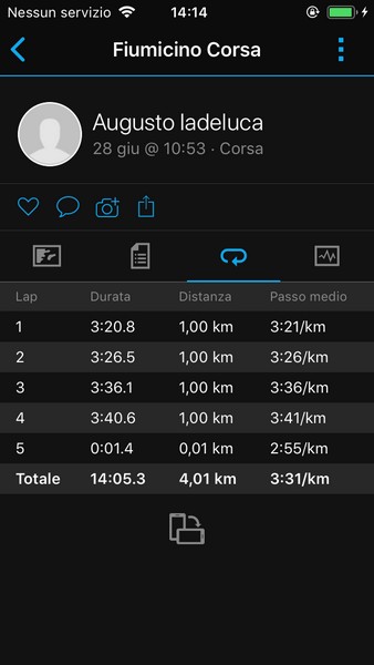 Io Corro Cammino Pedalo Nuoto da Solo (28/06/2020) 00064