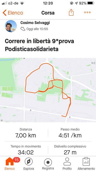 Io Corro Cammino Pedalo Nuoto da Solo (09/08/2020) 00023