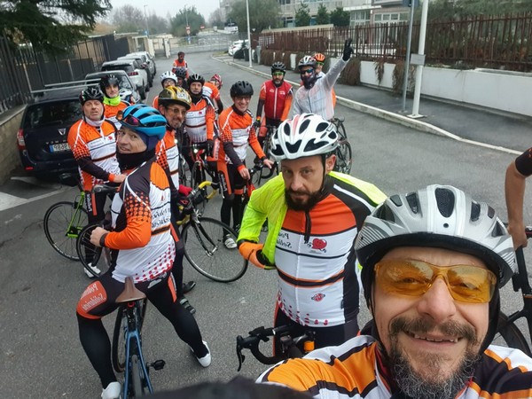 Bicicletta della Sezione Ciclismo per le Vie di Roma per salutare il 2021 (31/12/2021) 0005