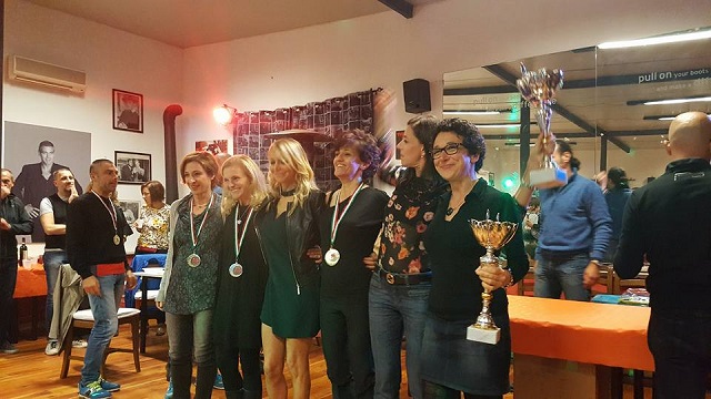 Alcune Ladies Orange vincitrici del CE 2016