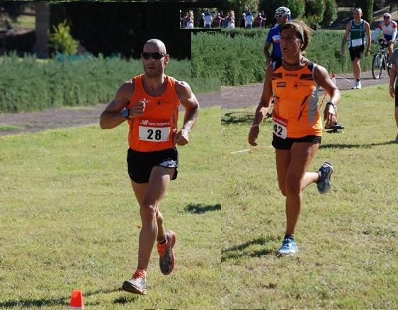 I due vincitori del Criterium Estivo, Gianluca Corda e Antonella Falerno