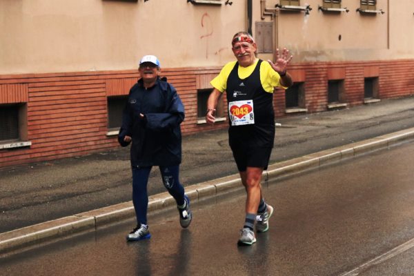 Romano in compagnia dell'amico Mauro Di Biagio