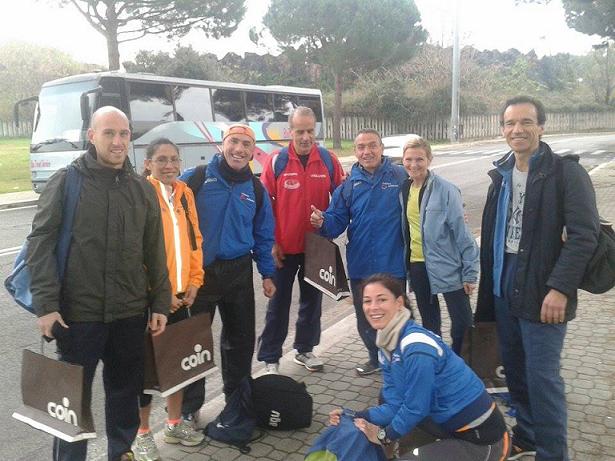 Alcuni degli Orange che hanno corso da Frascati a Roma!