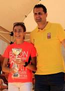 Michela Ciprietti premiata dal sindaco di Castel San Pietro Romano