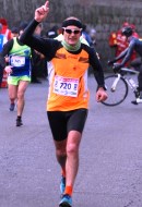 Stafano Pierdomenico sulle strade della Maratonina dei Tre Comuni