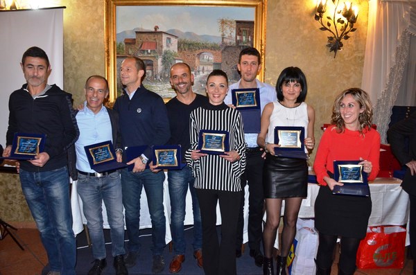 Alcuni dei nostri atleti premiati per i loro risultati sportivi e solidali