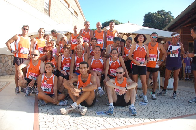 Foto di gruppo prima del Trial del Circeo (foto di Loretta Demofonti)