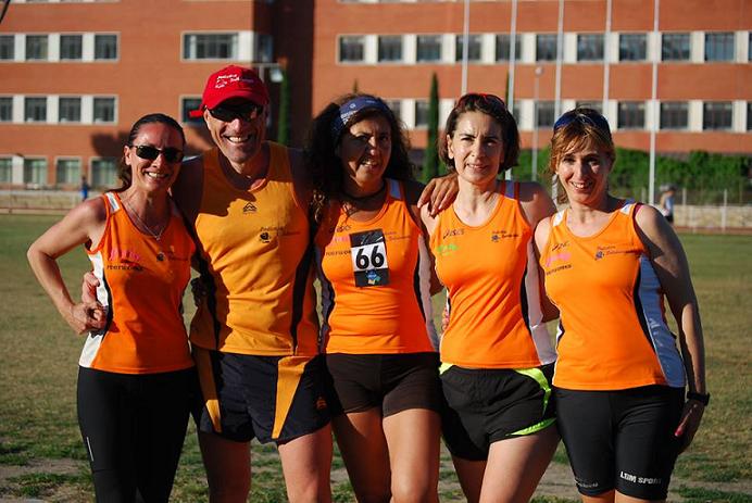 Io ... con le splendide 'ragazze' della 4x400 ... non hanno vinto ma ...