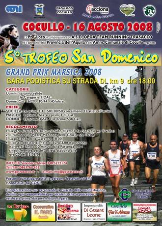 Locandina del Trofeo San Domenico di Cocullo