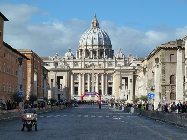 l'emozione dell'arrivo