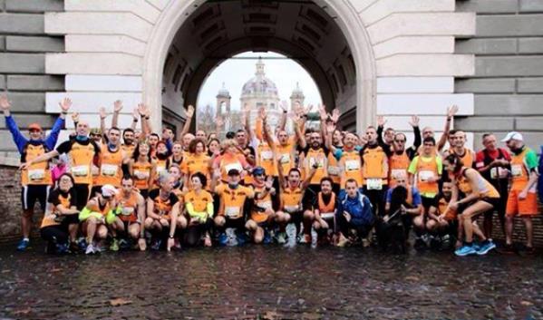 Foto di gruppo della squadra orange