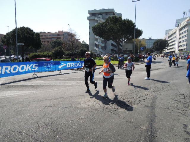 Giuseppina impegnata alla Granai Run