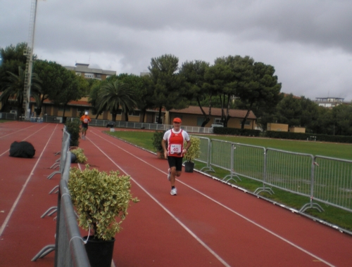 Luca Savo all'arrivo nello Stadio di Livorno.