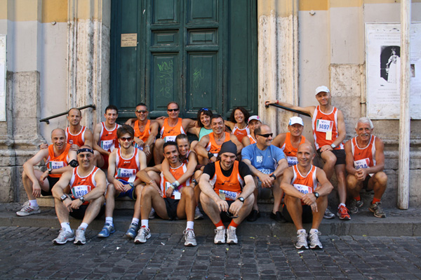 Foto di gruppo per la Corsa de Noantri (foto Valeria Alfonsi)