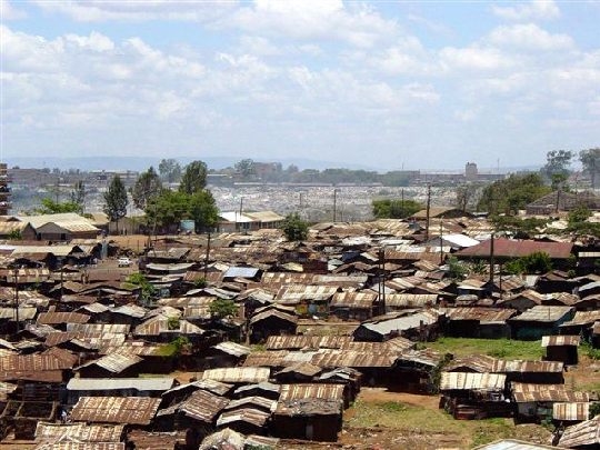 La baraccopoli di Korogocho.