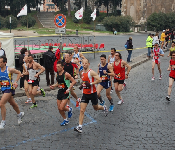 Daniele Pegorer...  iniziata la lunga volata verso il traguardo (foto di Giuseppe Coccia)