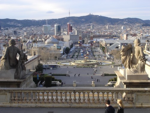 Veduta panoramica di Barcellona