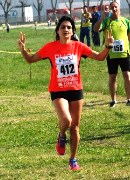 La nostra Top Paola Patta taglia da vincitrice il traguardo del Cross Valle del Tevere nell'edizione del 2016