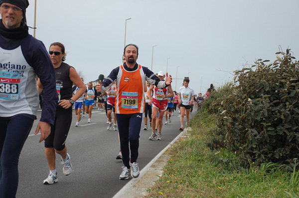 Alessio Gigli sul Lungomare all'ultima Roma-Ostia. (foto di Giuseppe Coccia)