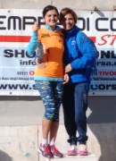 Paola Patta e Annalaura Bravetti sul gradino pi alto del podio della prima edizione della Panoramica Half Marathon
