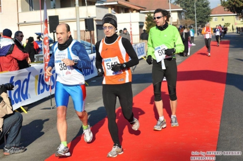 L'arrivo alla Mezza Maratona di San Gaudenzio