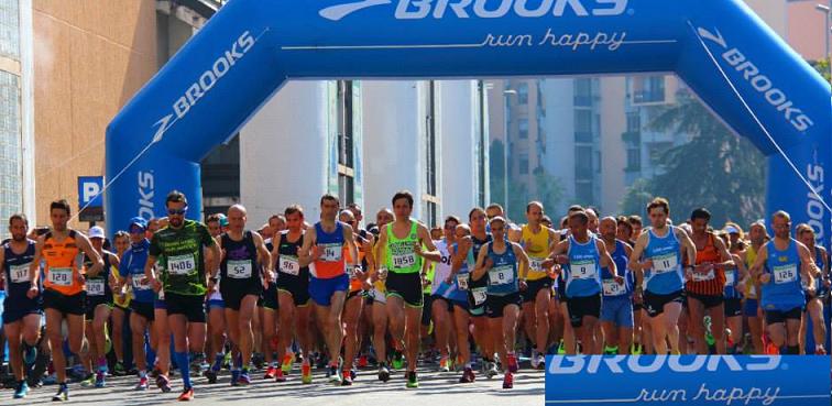 La partenza della Granai Run con il nostro Domenico Liberatore gi in testa !