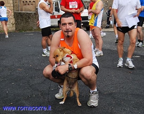 Fabrizio Renzi e il fido Chappi - foto per gentile concessione di www.romacorre.it