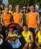 Ottavio e Antonella con la maglia Orange