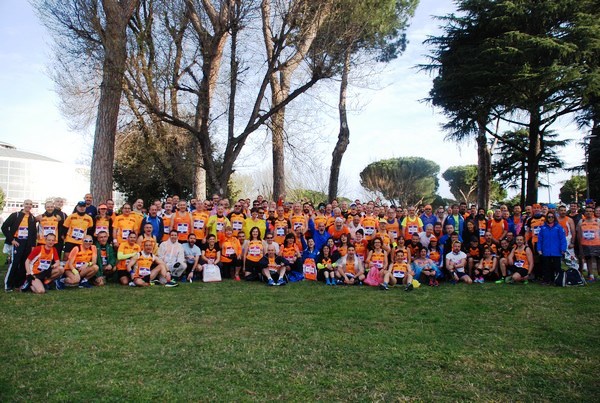 Lo squadrone Orange presente alla Roma-Ostia